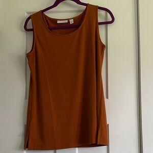 Susan Graver Cinnamon Sleeveless Tank Top